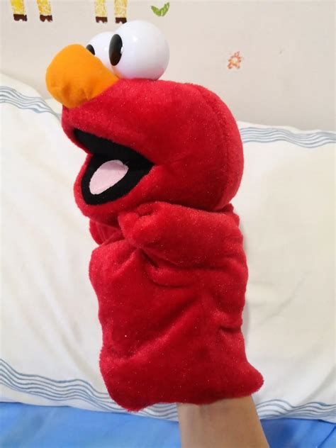 11 inch Cutie Elmo Hand Puppet, 28.5 cm, Hobbies & Toys, Toys & Games ...