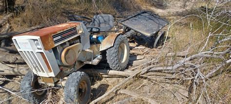 Lawn Tractor Flatbed Trailer Rebuild