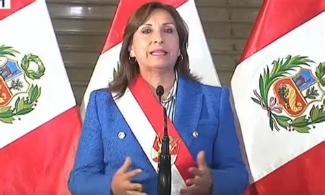 Presidenta Dina Boluarte Propondrá Al Congreso Adelanto De Elecciones