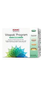 Amazon GNC Women S Vitapak Program Energy Metabolism