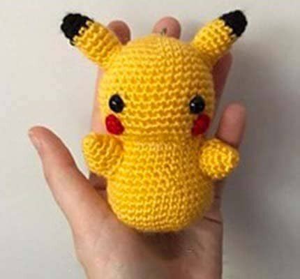 Pikachu Llavero Amigurumi Patr N Gratis Lovelycraft