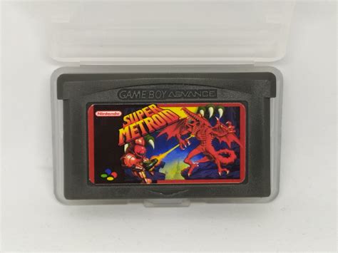 Custom Made of Super Metroid GBA Edition hack of Metroid Zero - Etsy