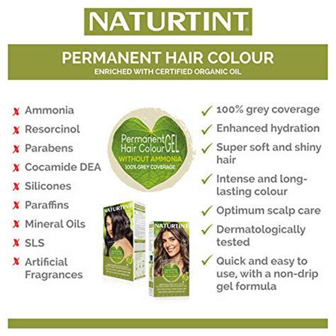 GetUSCart Naturtint Permanent Hair Color A Dark Ash Blonde Pack Of Ammonia Free Vegan