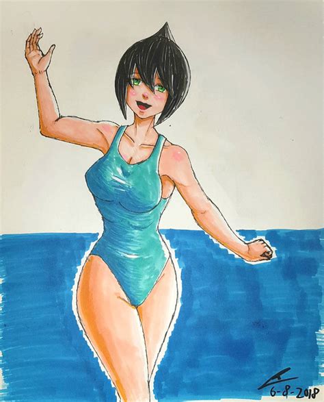 Jet Woman Swimsuit 2018 By Borockman On Deviantart