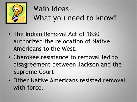 The indian removal act of 1830