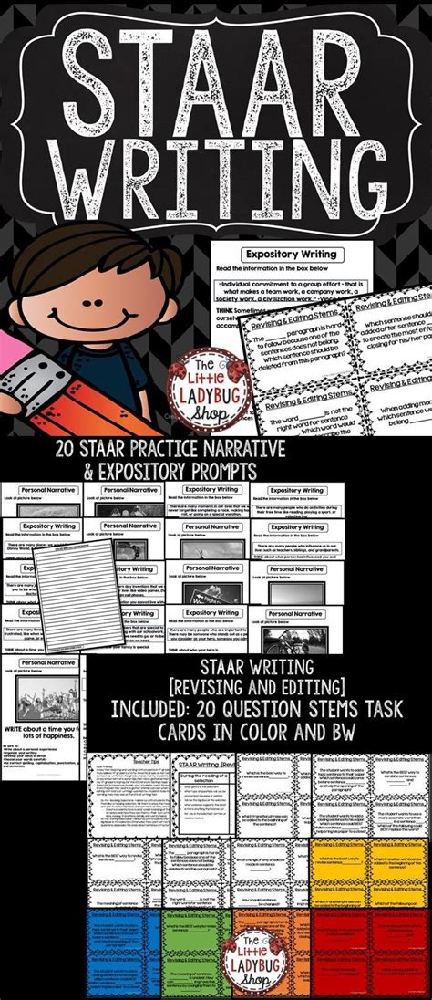 Ela Writing Prompts Test Prep Revising And Editing Activities 4th Grade