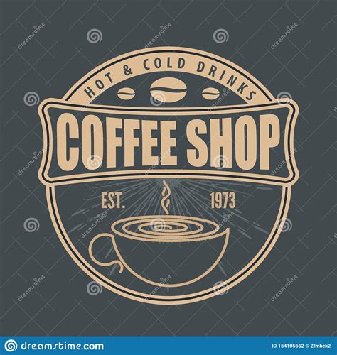 Plantilla Del Dise O Del Logotipo De La Cafeter A Vector Ilustraci N