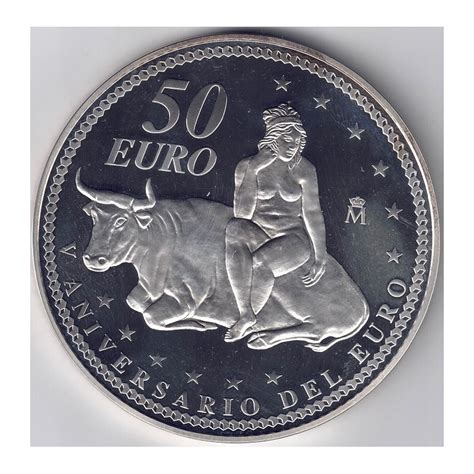 2007 V Aniversario euro 50 euros Filatelia y Numismática Ogando