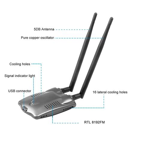 300Mbps Long Range BT N9100 Usb Wifi Adapter Draad Grandado