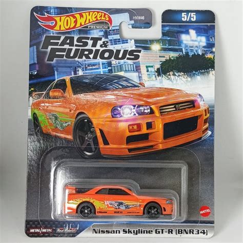 Jual Hot Wheels Nissan Skyline GTR R Fast Furious Orange Kota Semarang M M HobbyShop