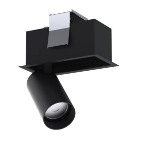 Lampa 1 Punktowa Podtynkowa MONO DEEP I BLACK 10464 GU10 Czarny