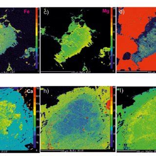 Bse Images And X Ray Elemental Maps Of Amphiboles From Ttgs