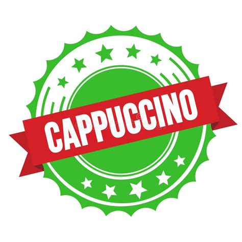 Texto Capuchino Logotipo Vectorial Dibujado A Mano Con Tipograf A De