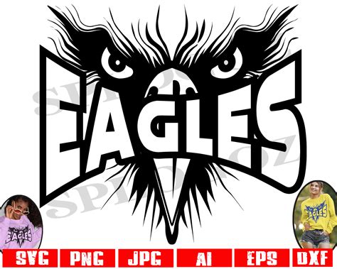 Eagle Svg Eagles Svg Mascot Eagle SVG Digital Download SVG - Etsy