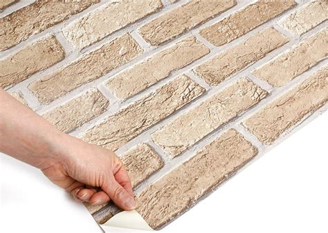 Roserosa Peel And Stick Pvc Faux Brick Self Adhesive Wallpaper Etsy