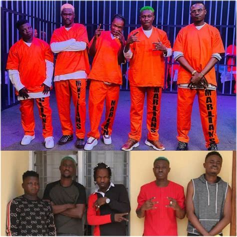 Naira Marley And Recreates His EFCC Mugshot With His Crew (photos ...