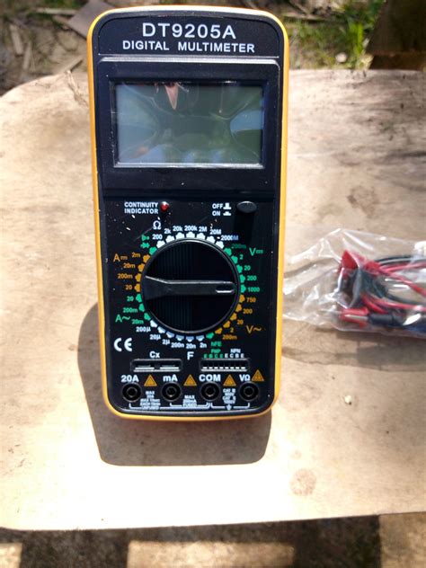 Обзор от покупателя на Мультиметр TEK DT 9205A — интернет-магазин ...