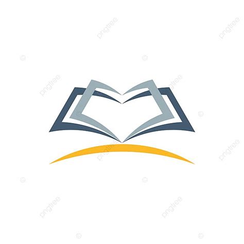 كتب الشعار قالب تحميل مجاني على ينغتري Book Logo Education Logo