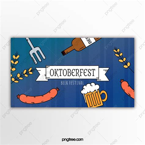 Hand Drawn Oktoberfest Banner Template Download on Pngtree