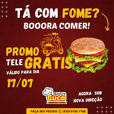 Menu Em Mestre Cuca Hamburgueria Restaurante Iju