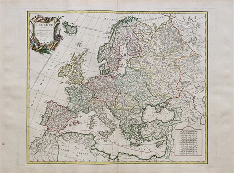 Proantic: Ancient Geographical Map Of Europe