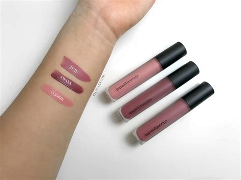 BARE MINERALS GEN NUDE MATTE LIQUID LIP COLOUR REVIEW SWATCHES