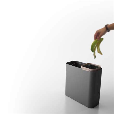 Drop Waste Bin Modern Steel Bins Apres Furniture