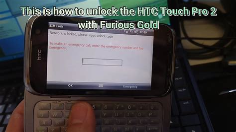 How To Unlock The HTC Touch Pro 2 With Furious Gold YouTube