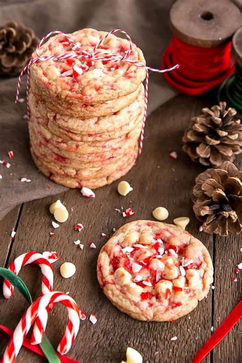 White Chocolate Candy Cane Cookies Liv For Cake