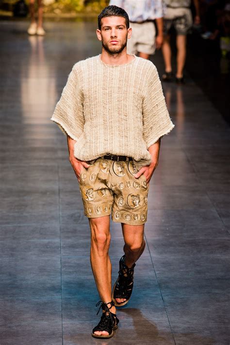 Dolce Gabbana Spring Menswear Collection Vogue Fashion Men