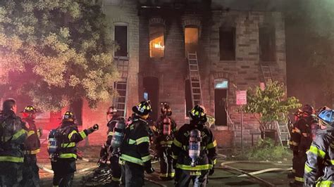 Firefighter Falls Through Floor While Fighting Flames In West Baltimore