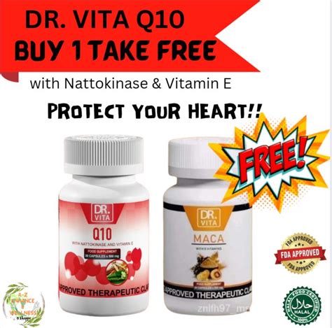 Dr Vita Q10 With Nattokinase And Vitamin E Lazada Ph