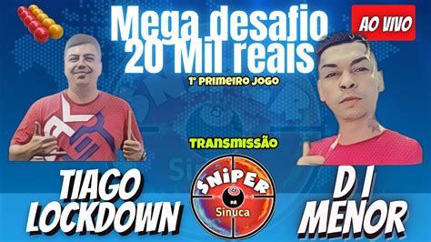 Mega Desafio Tiago Vs Di Menor Sinuca Ao Vivo Agora Youtube