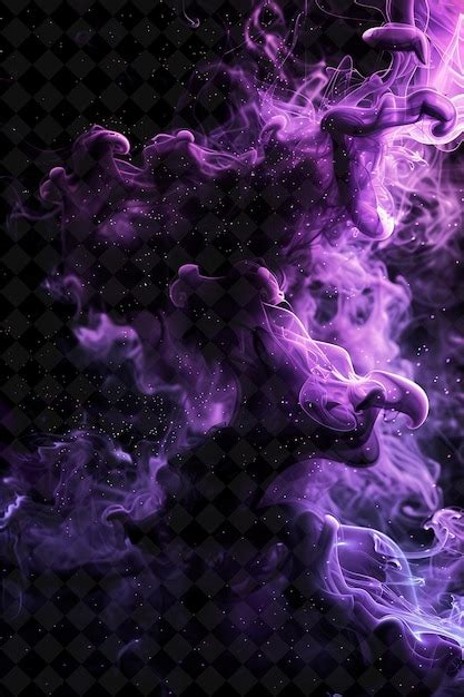 Purple smoke with a black background and purple smoke | Premium AI ...