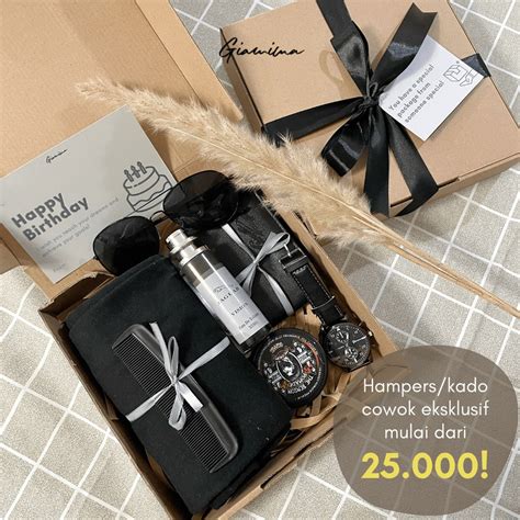 Hampers Kado Ulang Tahun Cowok Hampers Black Edition Kado