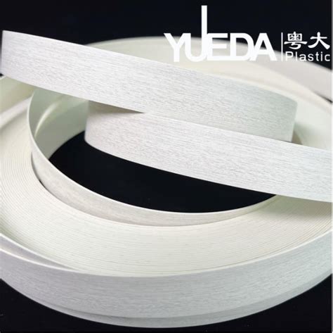 Yueda White Woodgrain Pvc Abs Edge Banding For Furniture Edging Panel