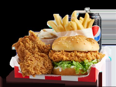 Zinger Burger Box Hot Crispy KFC Eats Bible