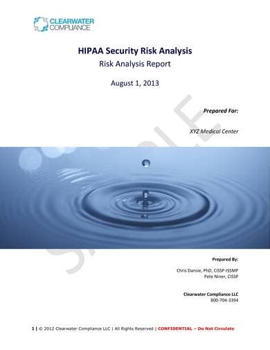 Free 9 Hipaa Security Risk Analysis Templates In Pdf Ms Word