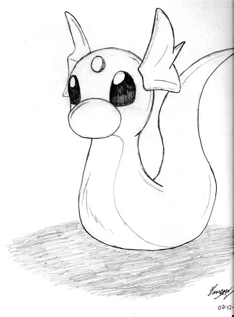 The Best Free Dratini Drawing Images Download From 35 Free Drawings Of