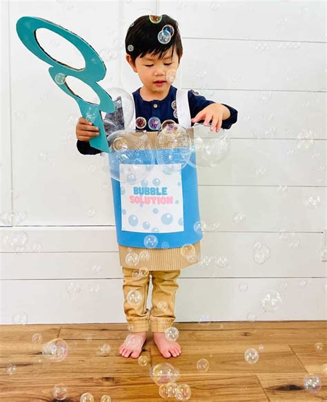 DIY Bubble Costume - Kids Halloween Costume