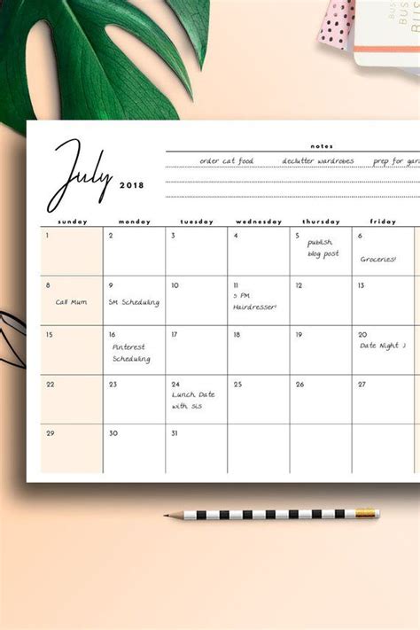 table calendar 2020 template free - Karen Carr