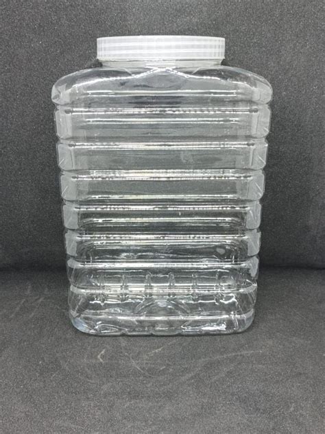 Transparent Round Plastic Jar Pet Plastic Jar House Hold Jar