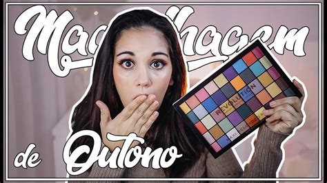 MAQUILHAGEM DE OUTONO PALETA GIGANTE MAKEUP REVOLUTION Maria