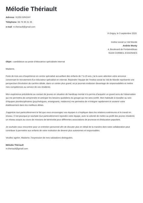 Lettre De Motivation Educateur Sportif