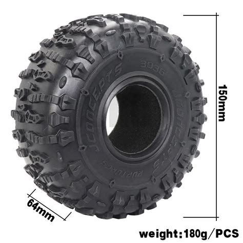 Резиновые шины 2,2 дюйма, 2,2x64 мм, 4 шт | AliExpress