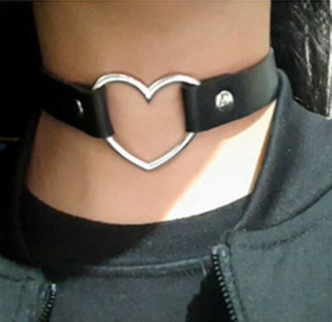 Egirl Heart Choker Etsy