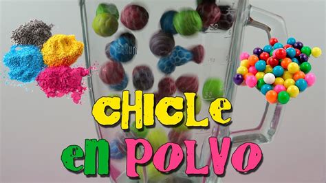 Receta Chicle En Polvo Paso A Paso Experimento Casero Manualidades