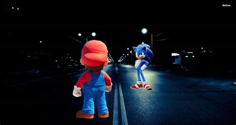 Mario Meets Sonic by masedog78 on DeviantArt