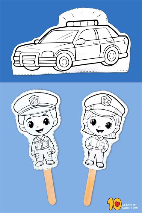 Police Paper Doll Police Crafts People Who Help Us Police Officer