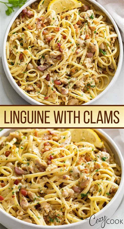 Linguine with Clams - The Cozy Cook